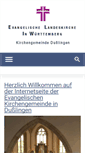 Mobile Screenshot of evangelische-kirche-dusslingen.de